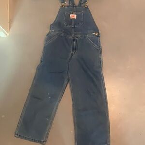 Kids Blue Denim Overalls